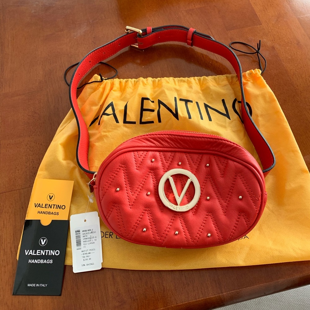 Valentino Madelaine leather belt bag